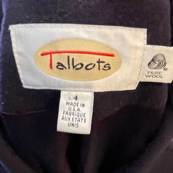 Talbot's Navy Wool Coat - Picture 7 of 7